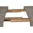 Casual Rectangular Dining Table in Antique Dark Grey
