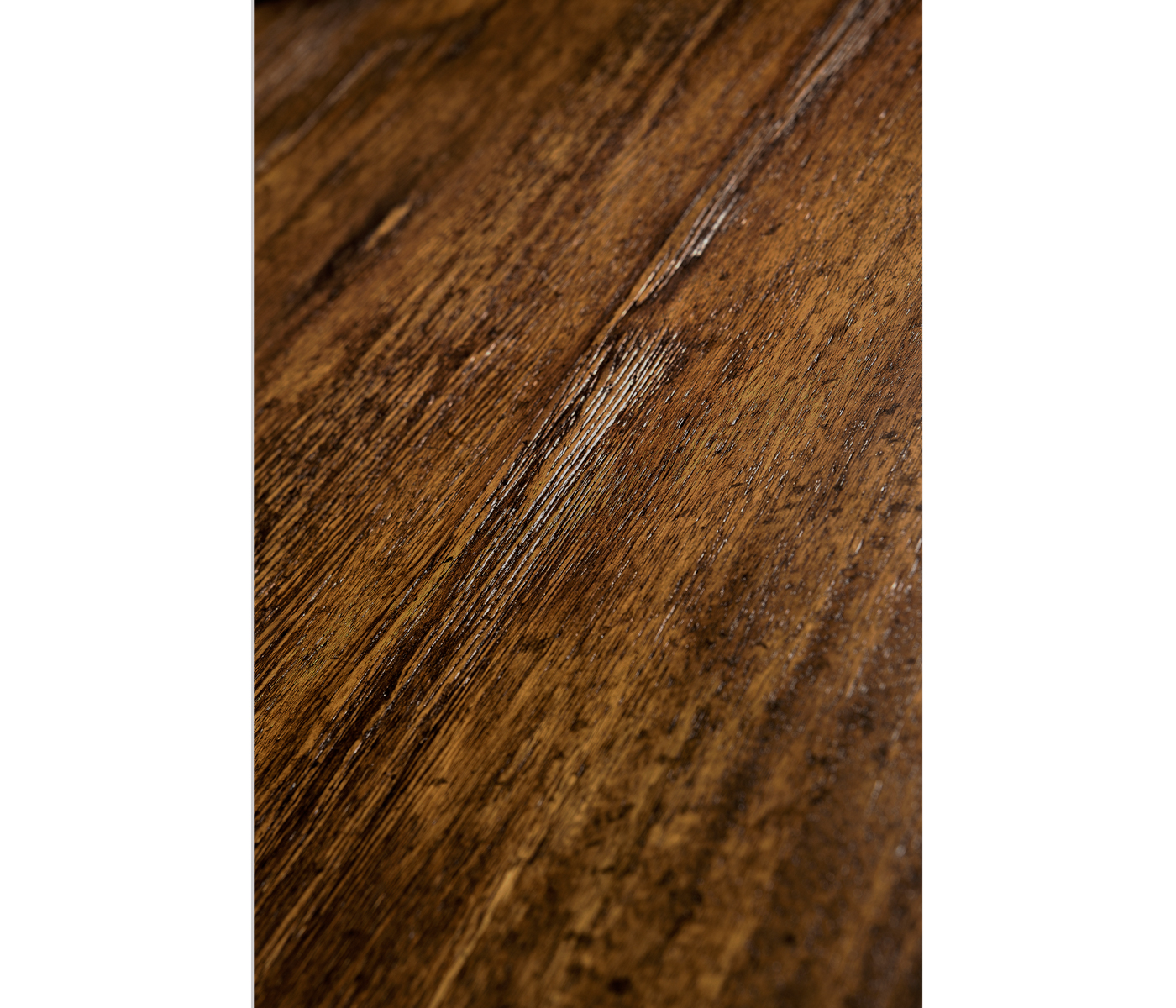 Casual Rectangular Dining Table in Country Walnut