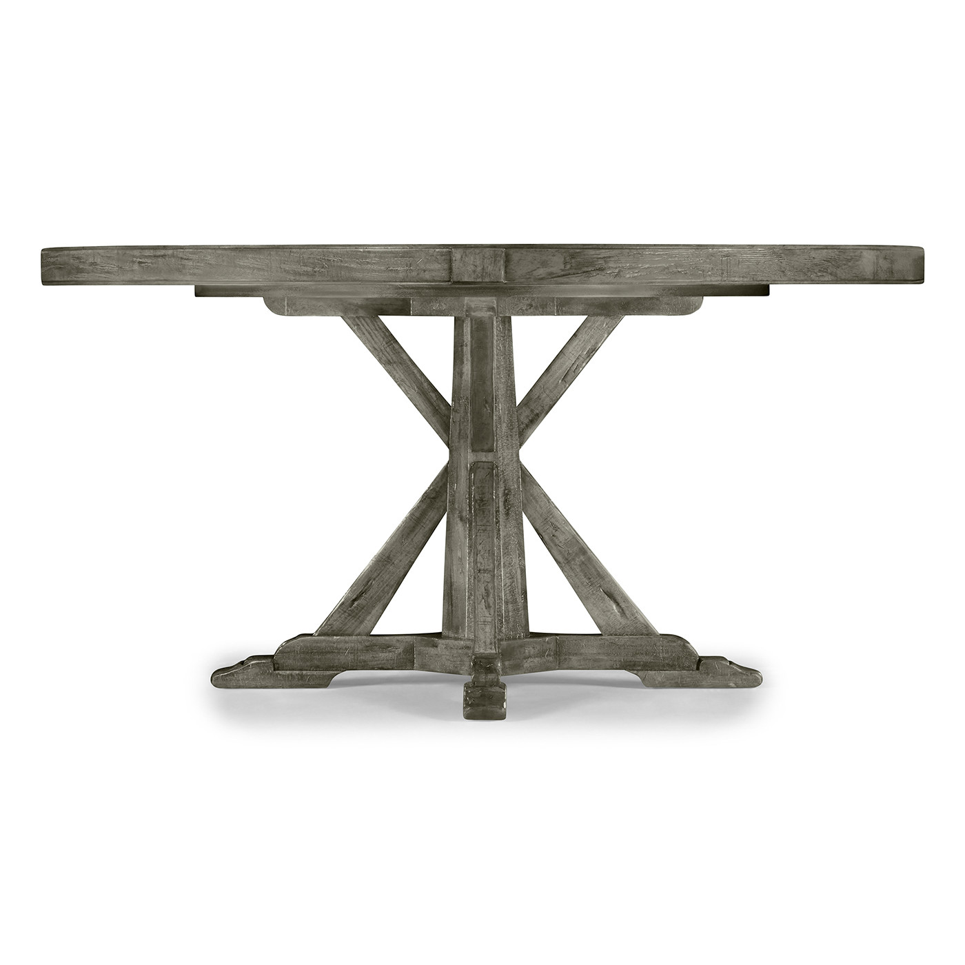 Circular Dining Table in Antique Dark Grey 60