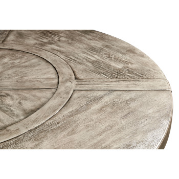 Circular Dining Table in Rustic Grey 60