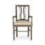 Casual Curved Back Arm Chair