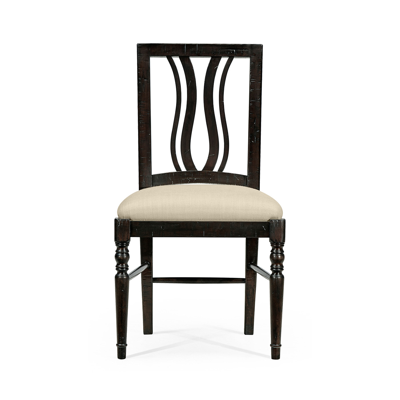 Casual Curved Back Side Chair