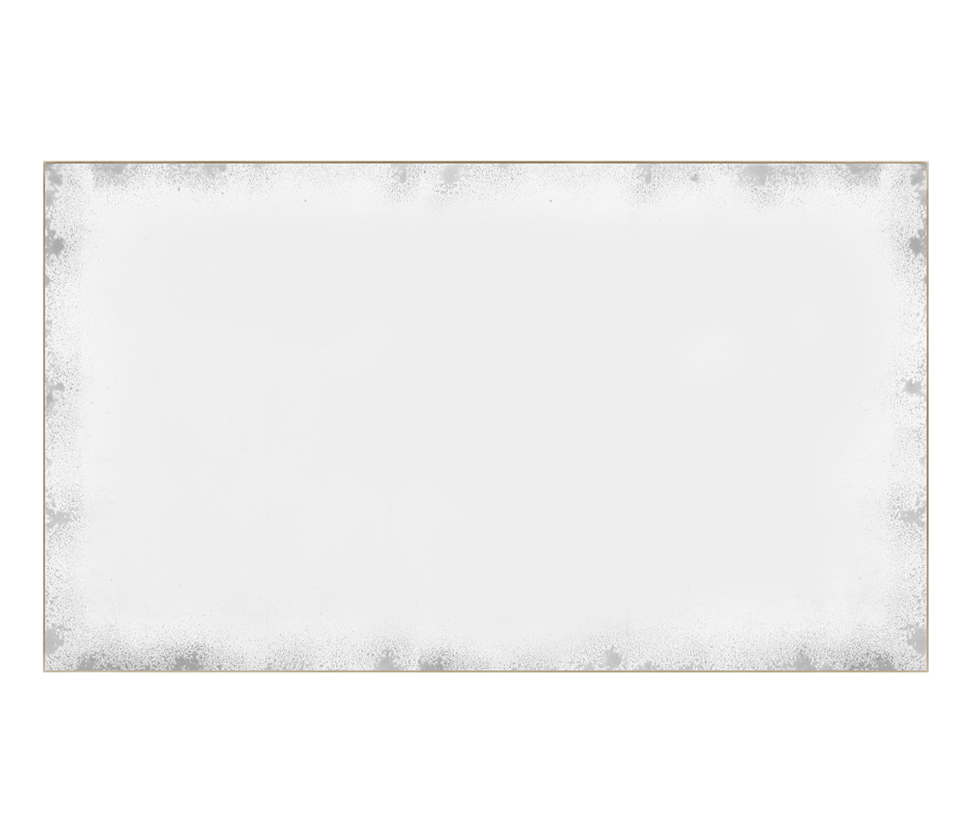 Silver Iron Rectangular Coffee Table with An Antique Glass Top