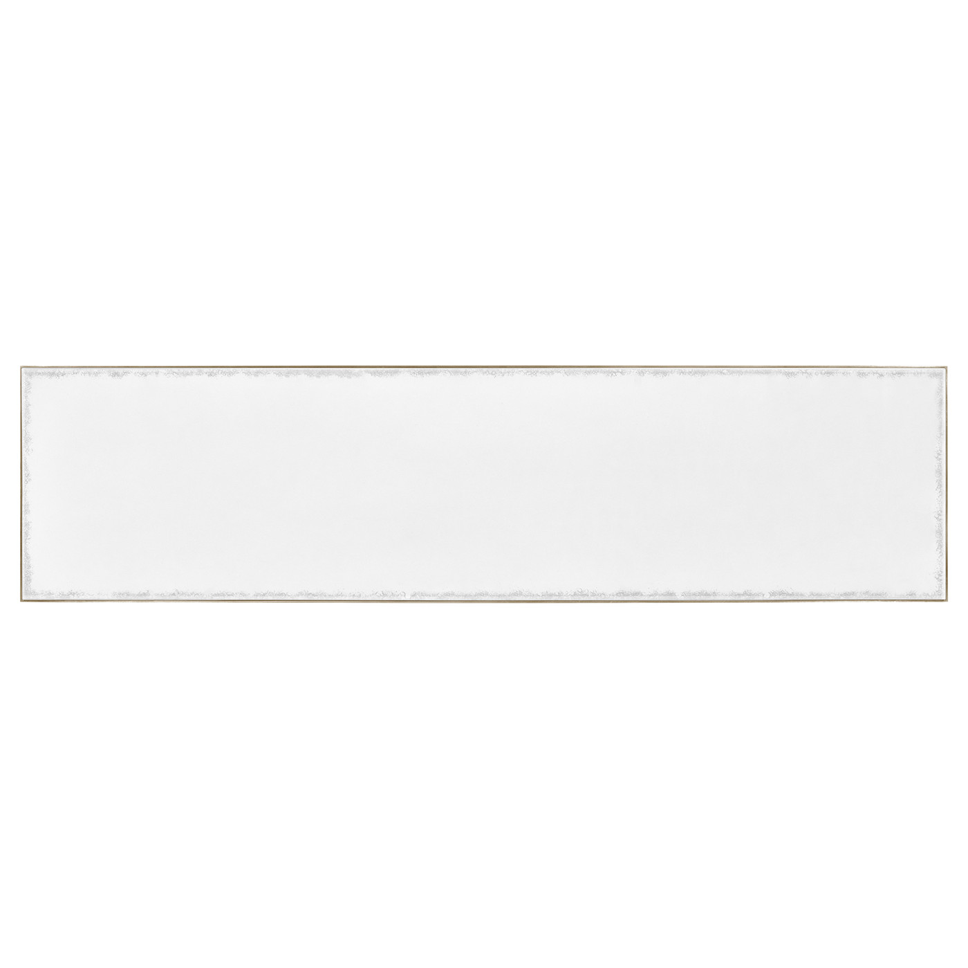 Silver Iron Large Console Table with An Antique Glass Top