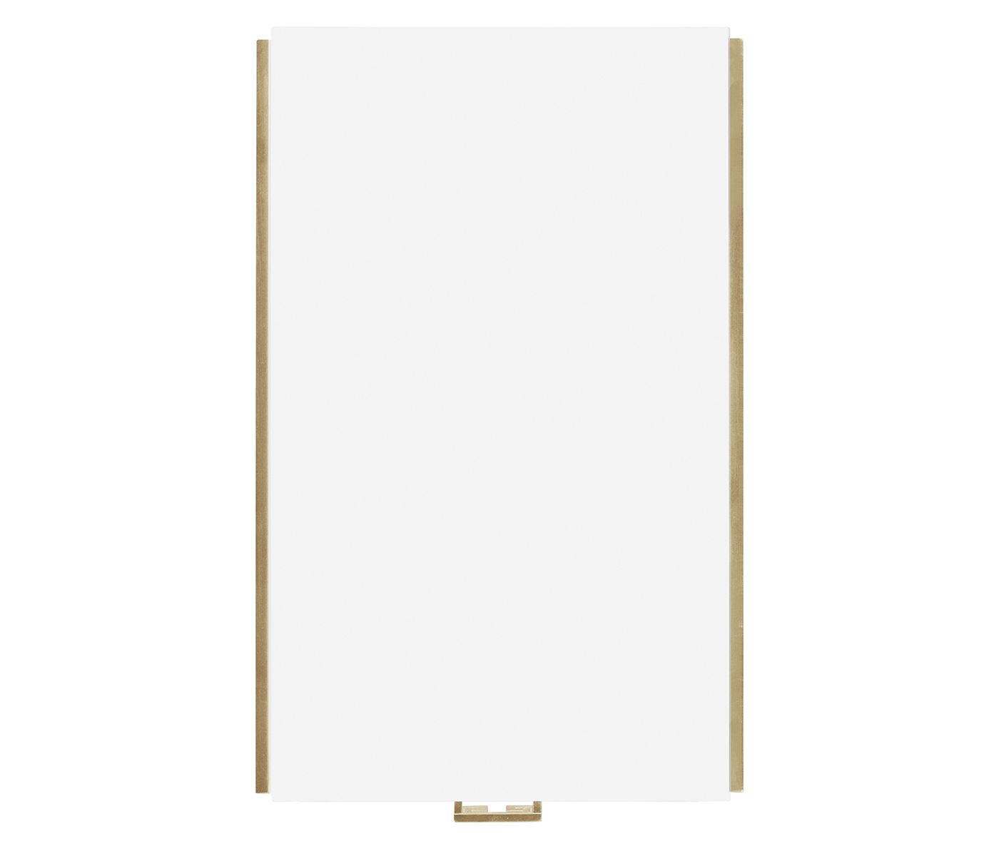 Silver Iron End Table with Biancaneve Drawer