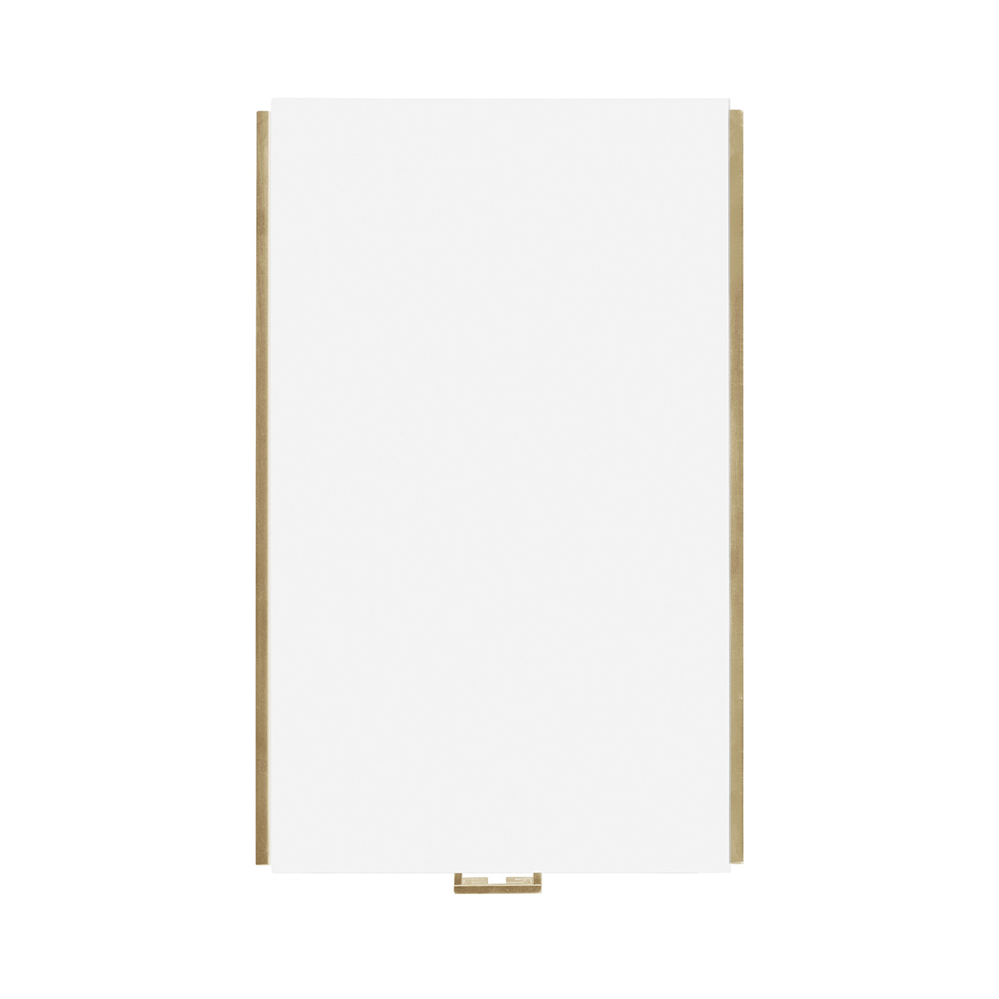 Silver Iron End Table with Biancaneve Drawer