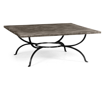 Panelled Square Coffee Table