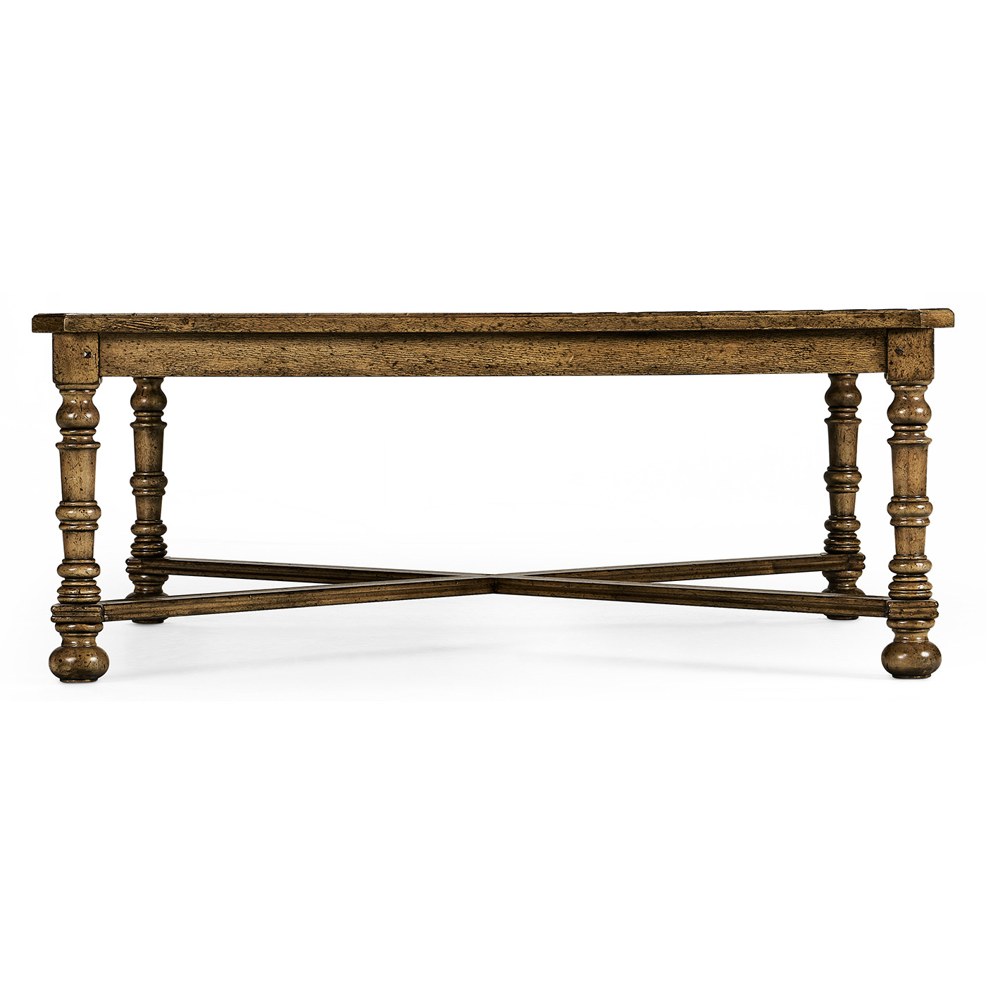 Medium Driftwood Large Square Parquet Coffee Table