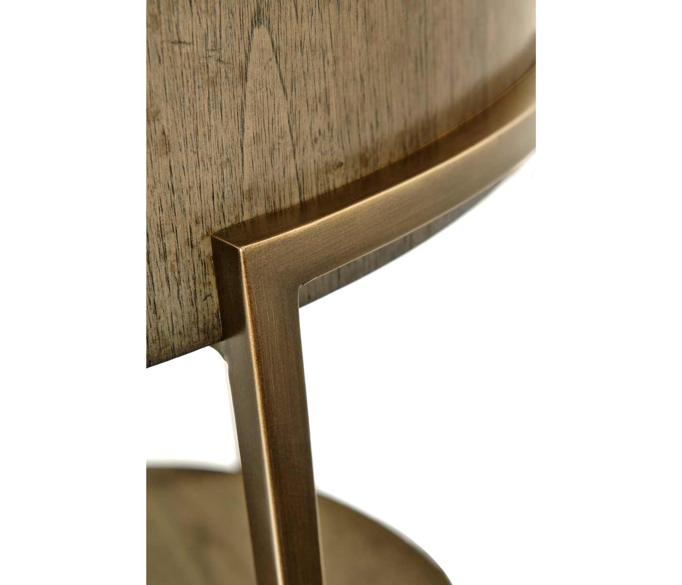 Chestnut Round Side Table