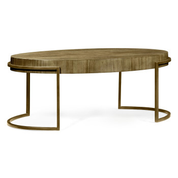 Chestnut Oval Coffee Table