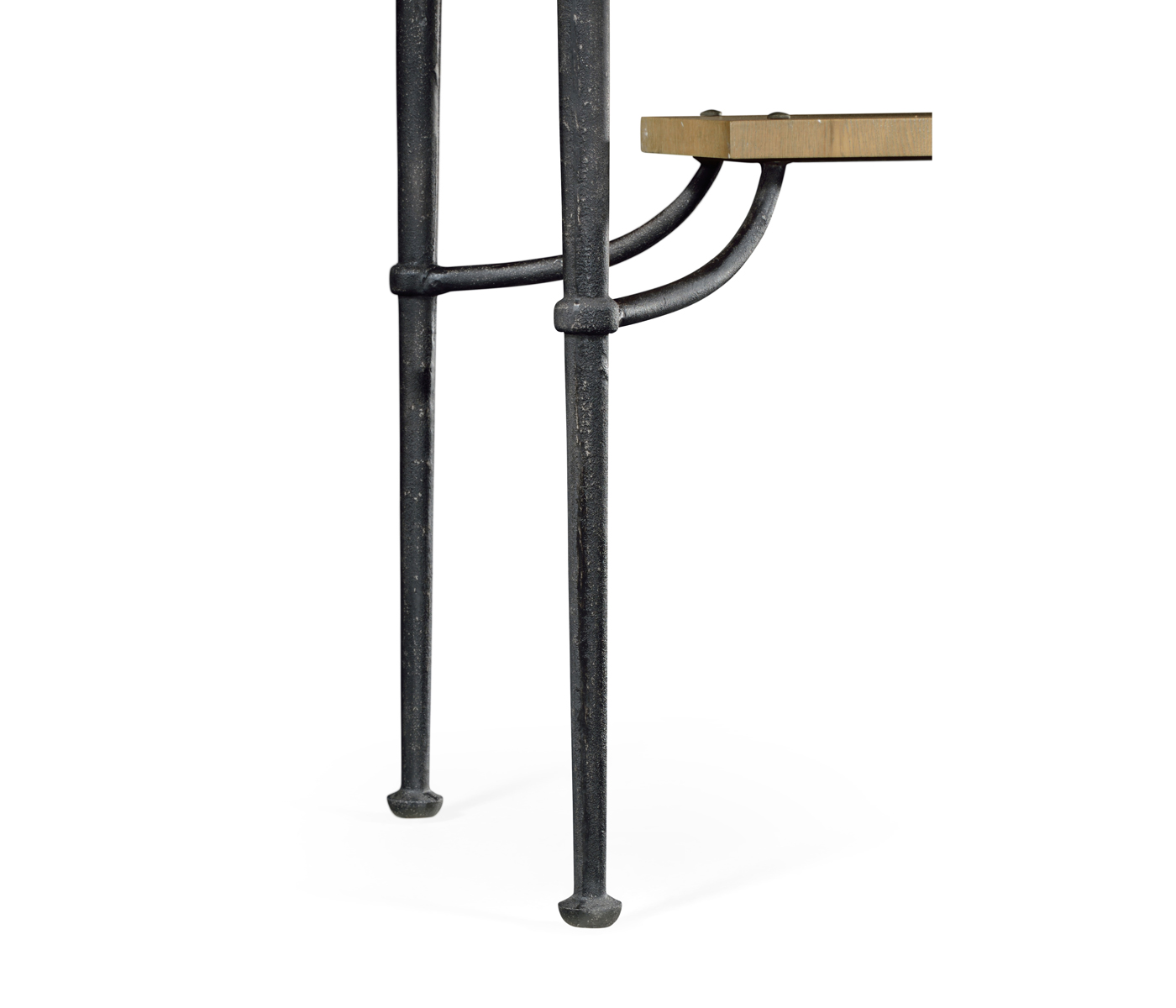 Rectangular Console Table with Iron Base