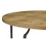 Round Centre Table with Iron Base