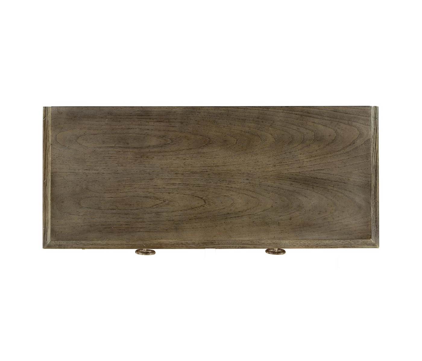 Dark Grey Chestnut Narrow Cabinet with Cupboard