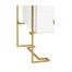 Gilded Iron Chest of Drawers in Biancaneve