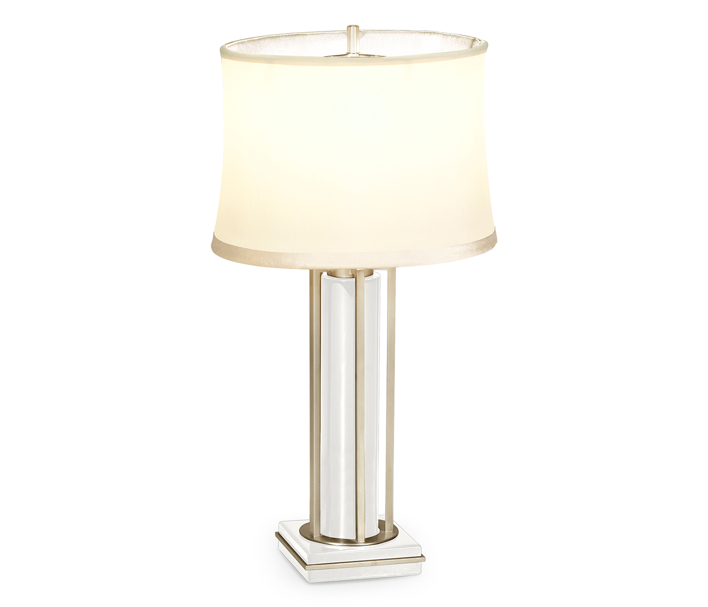 Silver Iron Table Lamp in Biancaneve