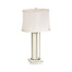 Silver Iron Table Lamp in Biancaneve