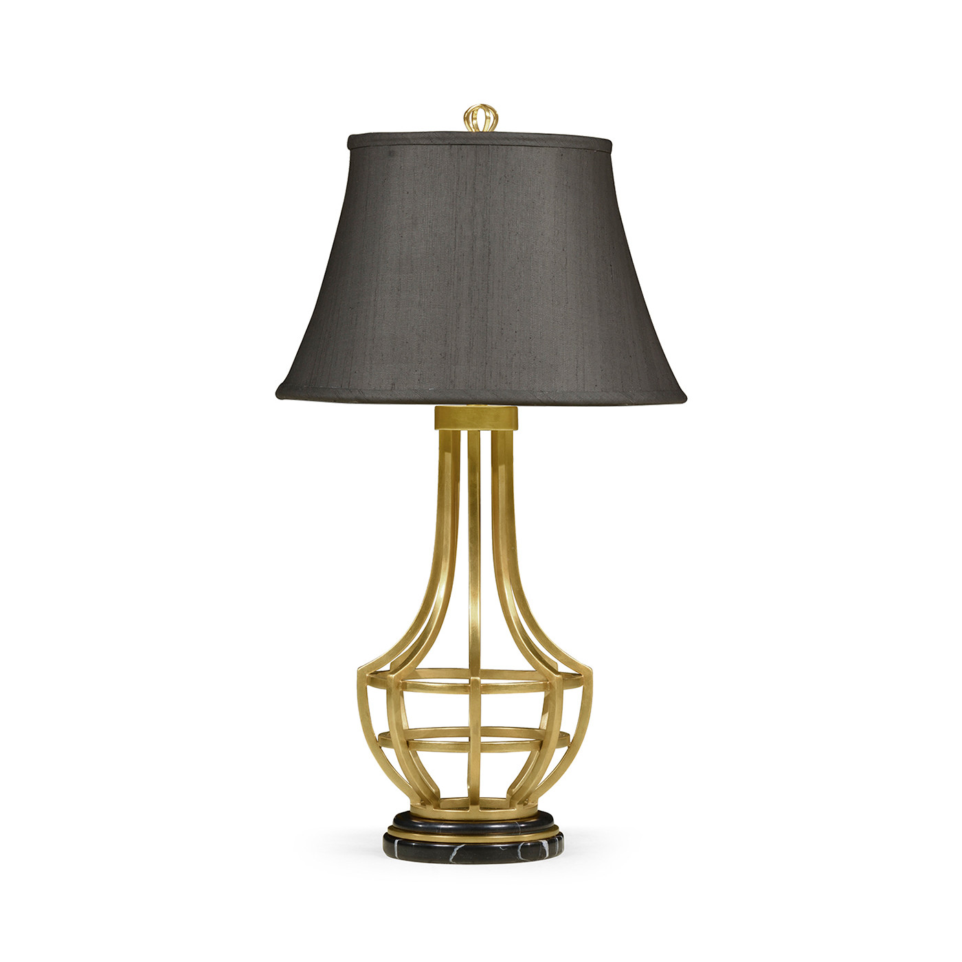 Gilded iron table lamp