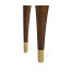 Mahogany console table with Bidasar Gold marble top
