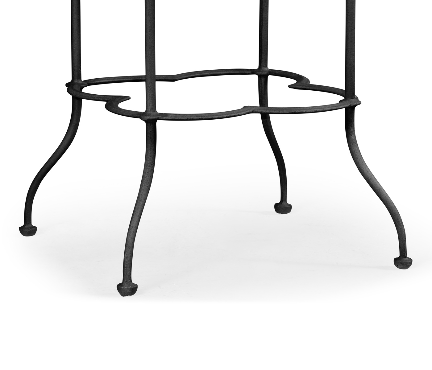 Quatrefoil Light Brown Chestnut Lamp Table