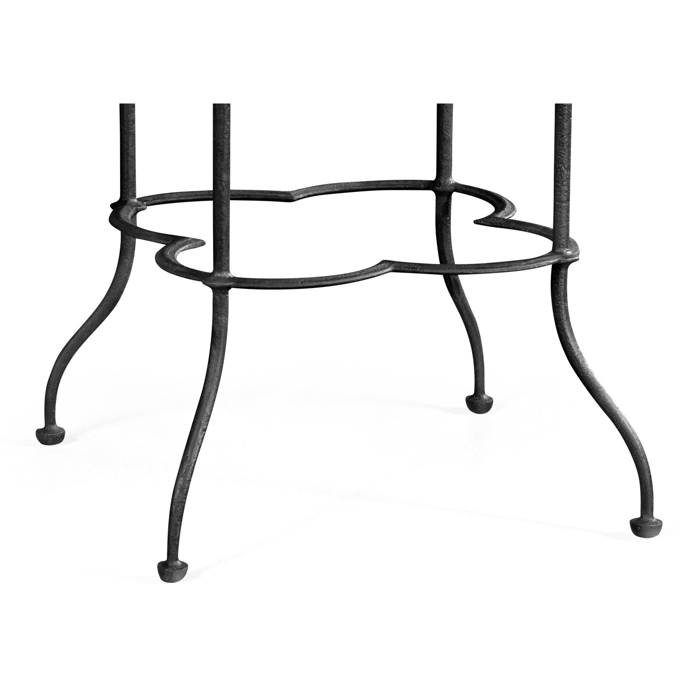 Quatrefoil Limed Chestnut Lamp Table