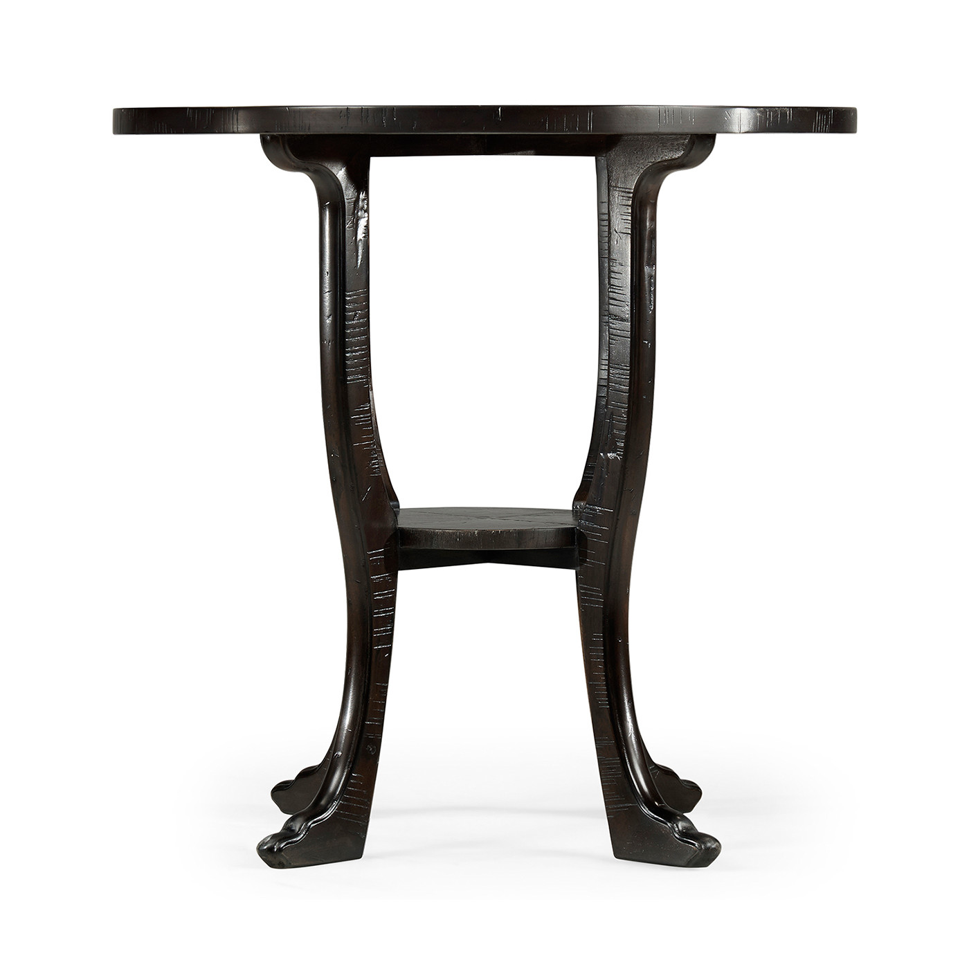 Dark Ale Round Lamp Table