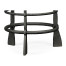 Round Limed Chestnut & Iron Wine Table