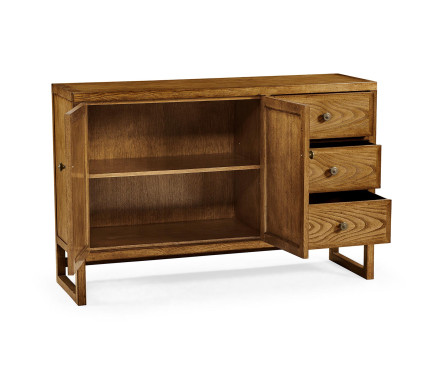 Light Brown Chestnut Buffet Cabinet