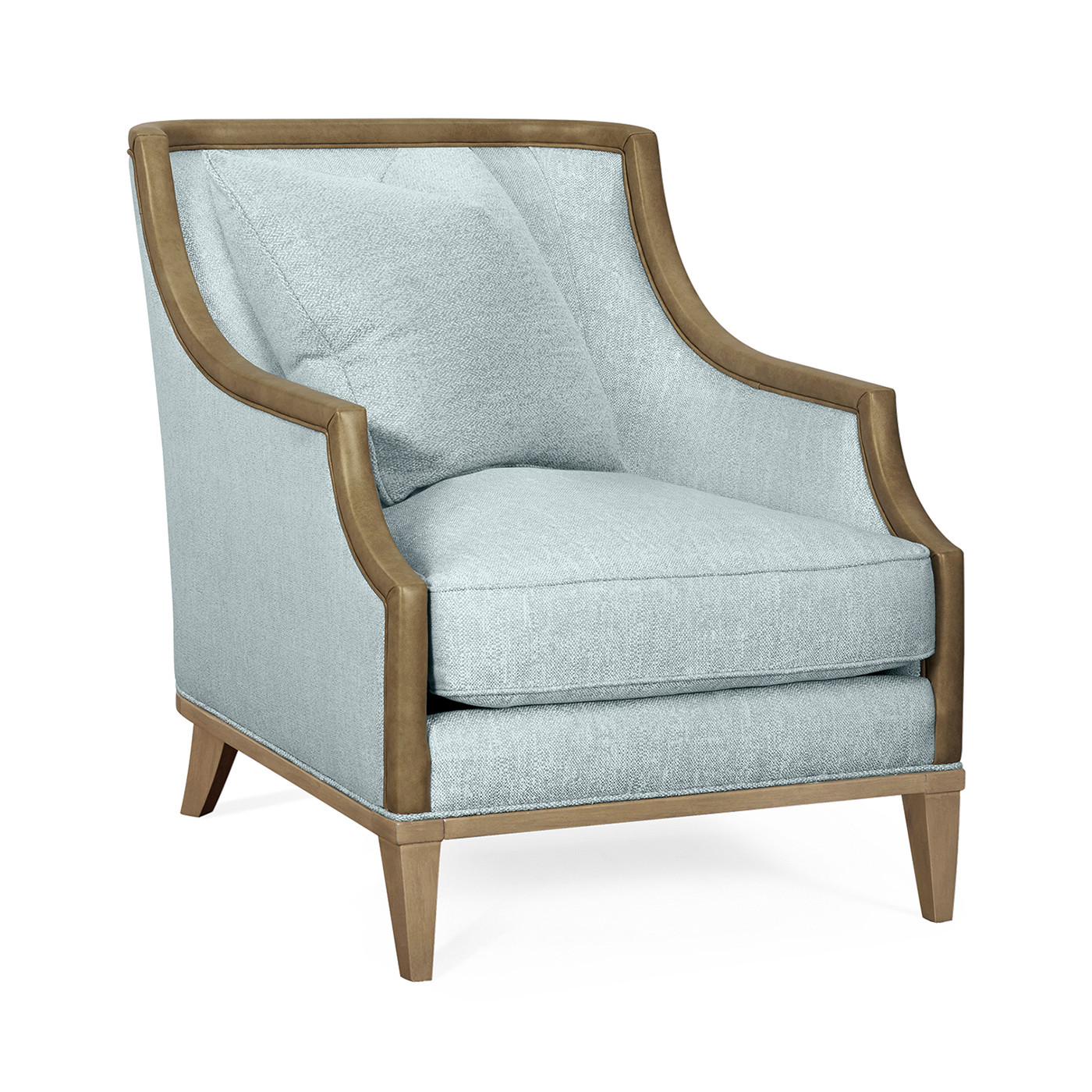 Casual Sloped Arm Lounge Chair