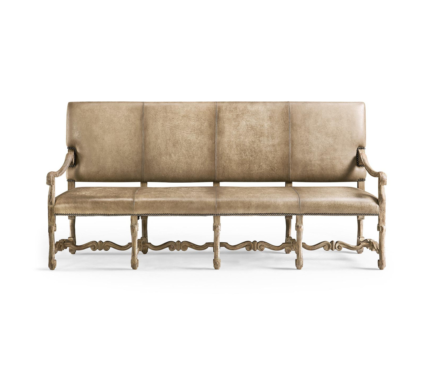 Sagehill Leather Banquette Bench
