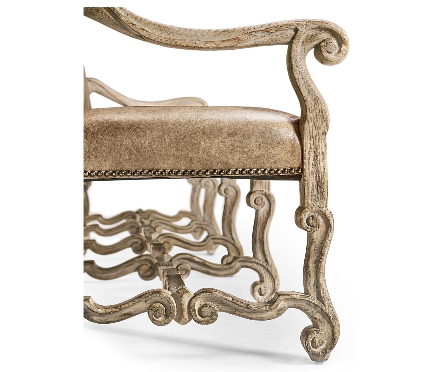 Sagehill Leather Banquette Bench