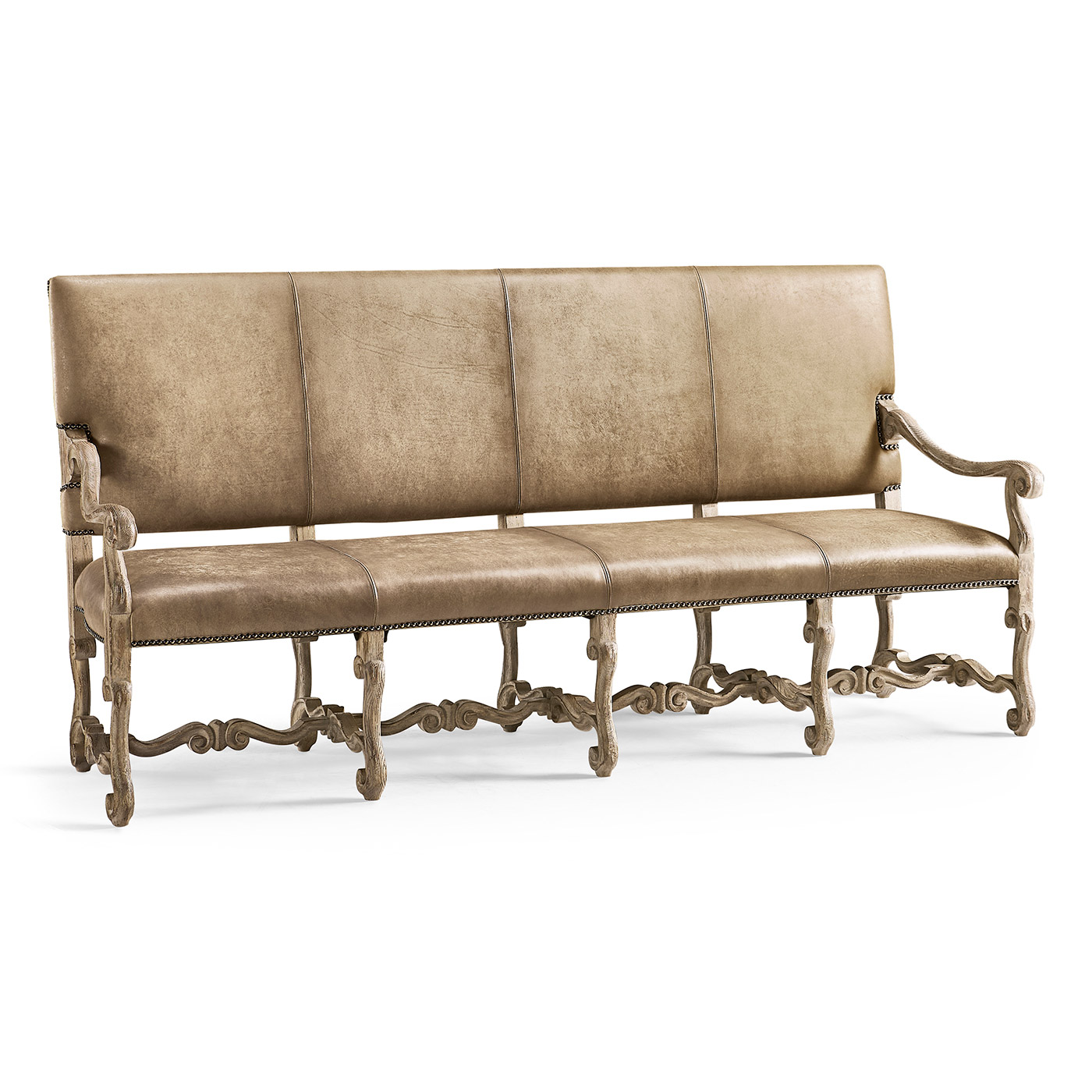 Sagehill Leather Banquette Bench