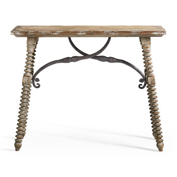 Caldera Turned-Leg Console Table