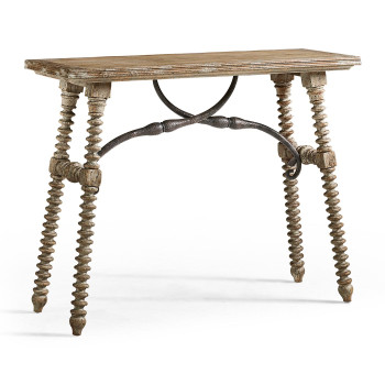 Caldera Turned-Leg Console Table