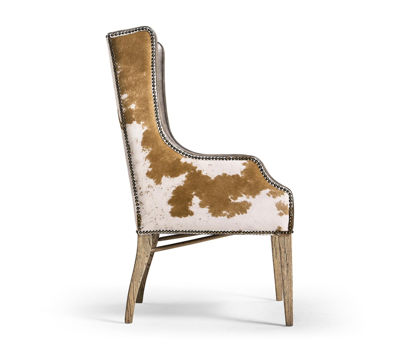 Sagehill Leather & Hide Dining Wing Chair