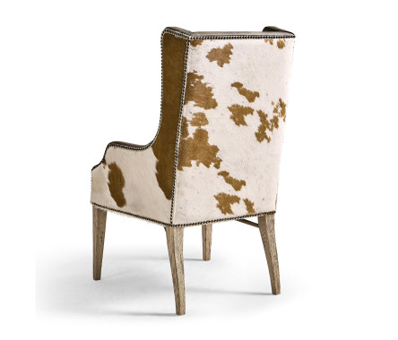 Sagehill Leather & Hide Dining Wing Chair