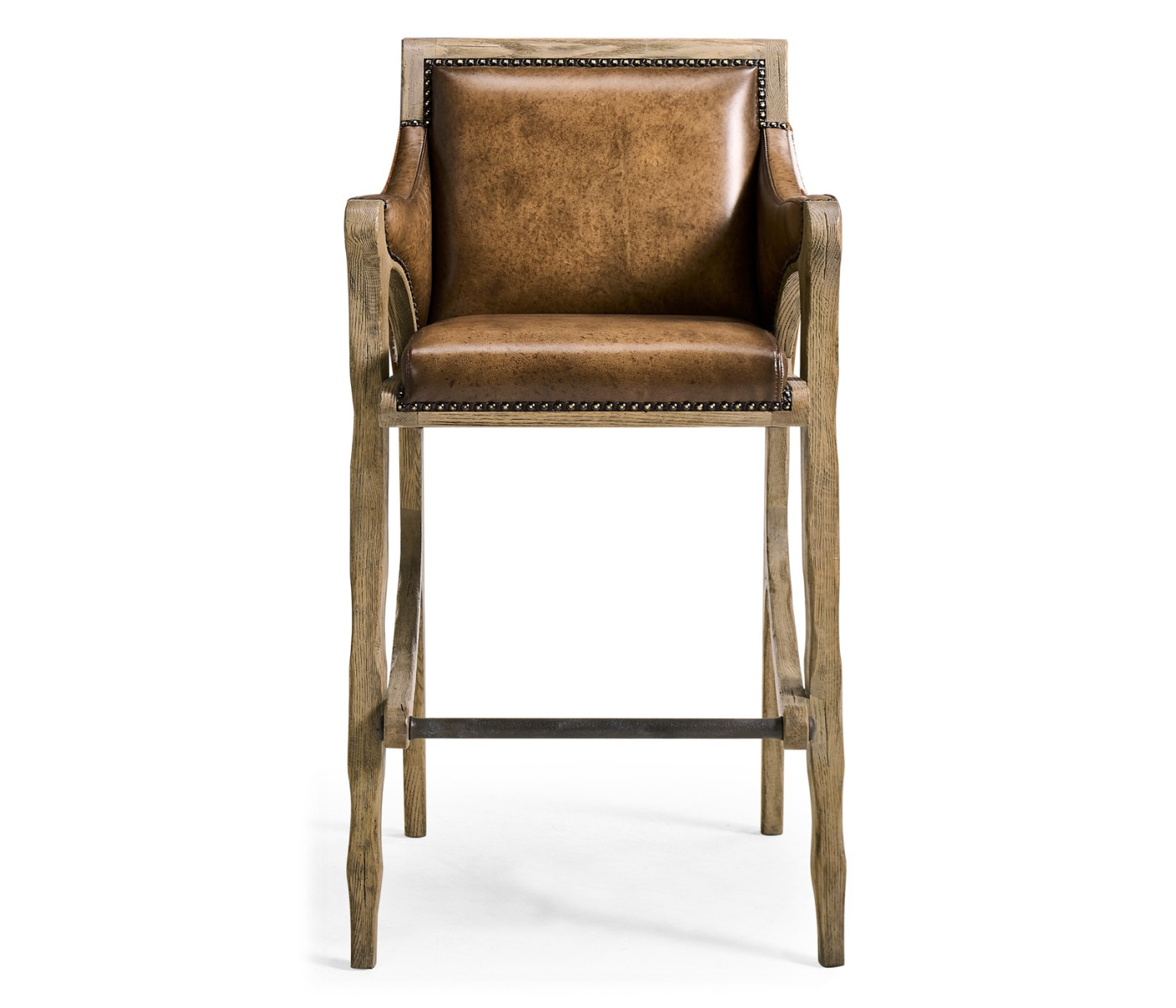 Echo Canyon Leather & Hide Bar Stool