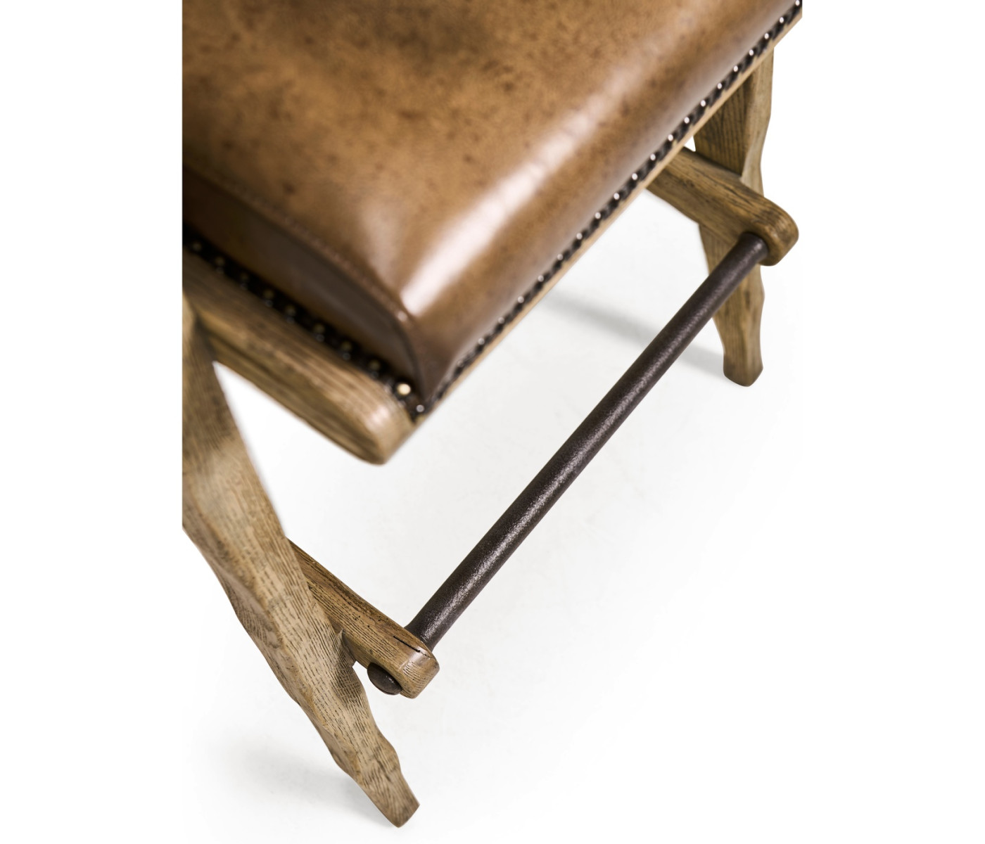 Echo Canyon Leather & Hide Bar Stool