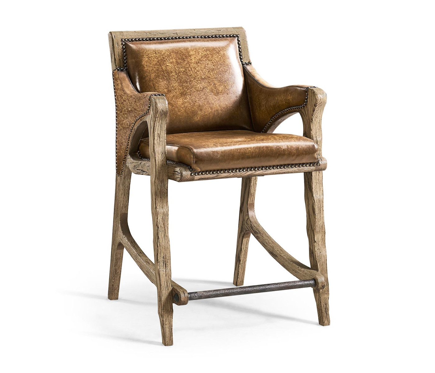 Echo Canyon Leather Counter Stool