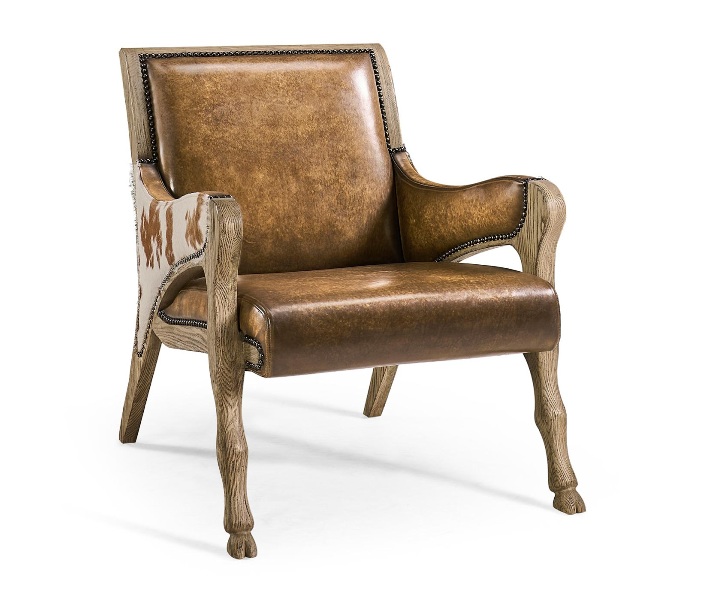 Echo Canyon Leather & Hide Occasional Chair