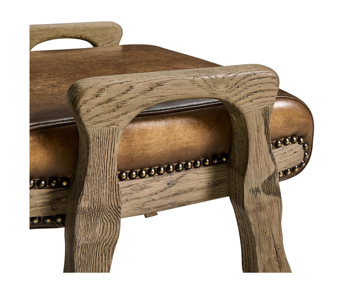 Echo Canyon Leather Footstool