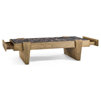 Echo Canyon Marble Rectangular Cocktail Table