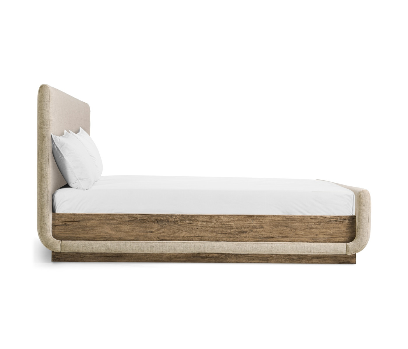 Stone Ridge Upholstered King Bed Light
