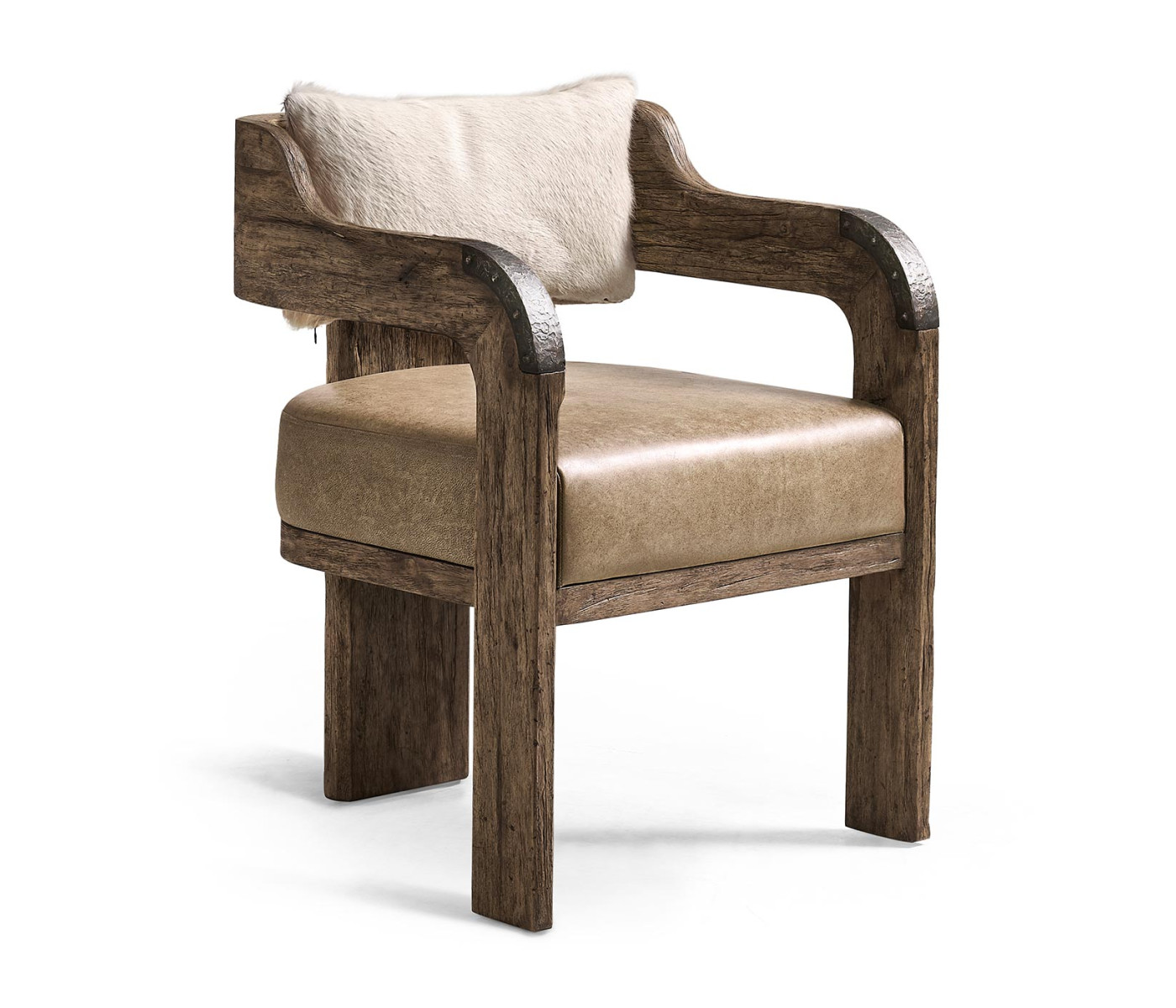 Stone Ridge Leather Arm Chair Dark