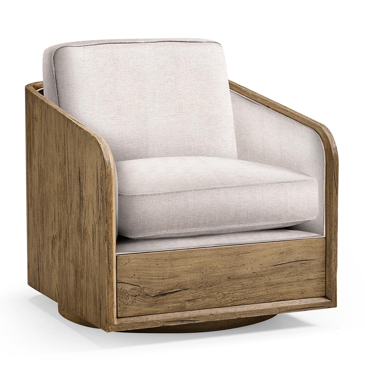 Stone Ridge Upholstered Swivel Occasional Chair Light