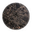 Stone Ridge Round Marble Cocktail Table Dark