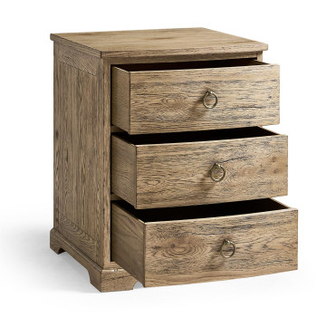 Echo Canyon Three Drawer Narrow Nightstand
