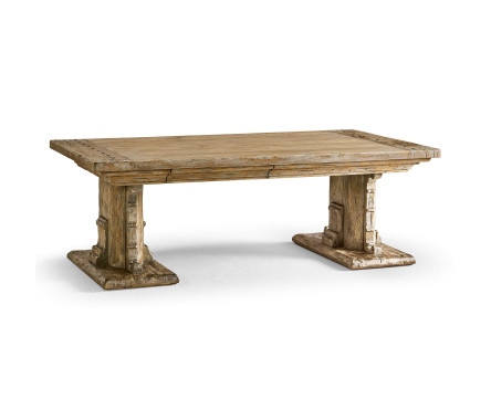 Caldera Pedestal-Base Cocktail Table