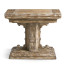 Caldera Pedestal-Base Side Table