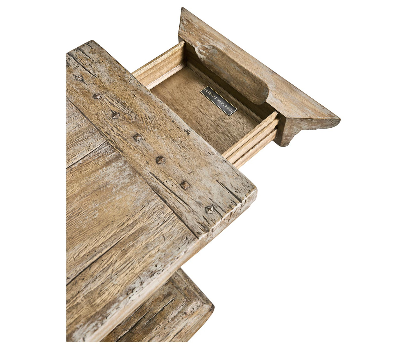 Caldera Pedestal-Base Side Table