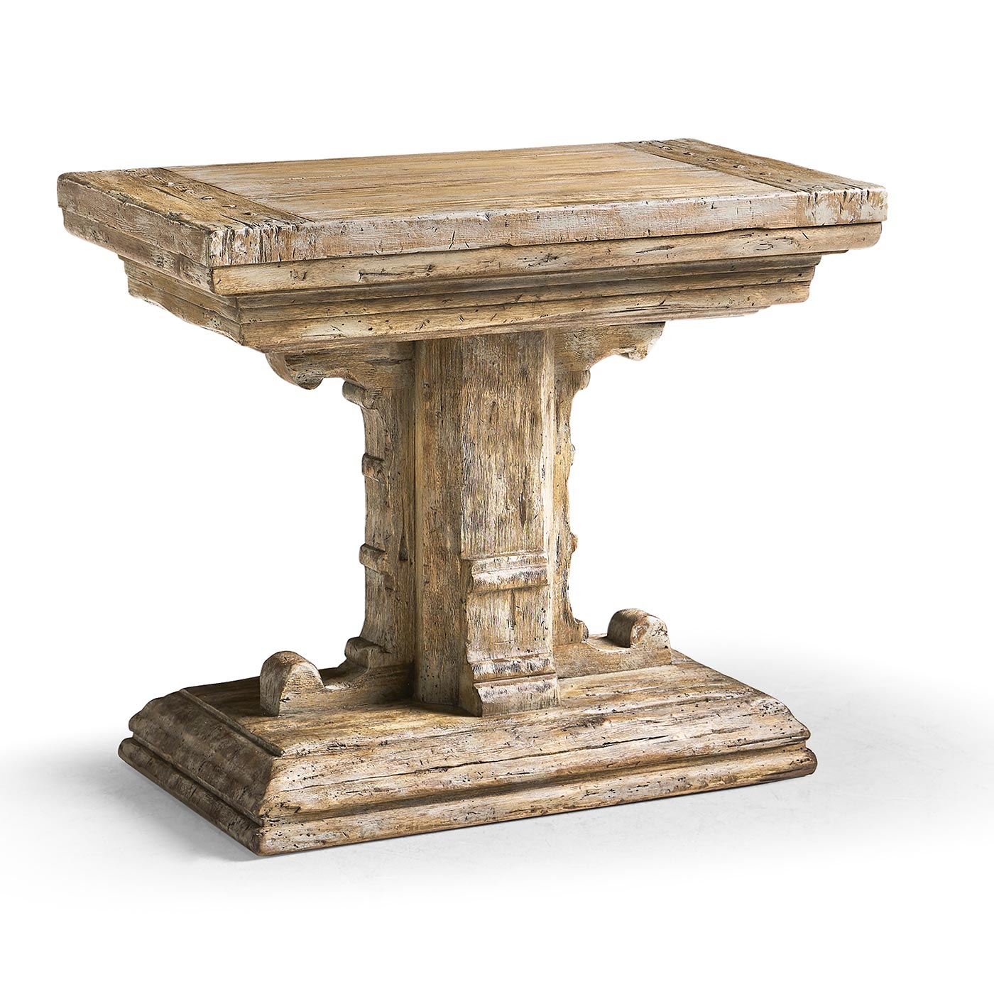 Caldera Pedestal-Base Side Table